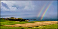 Double Rainbow in Balintoy, Ireland