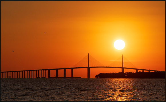 Sunrise, St Petersburg Bridge