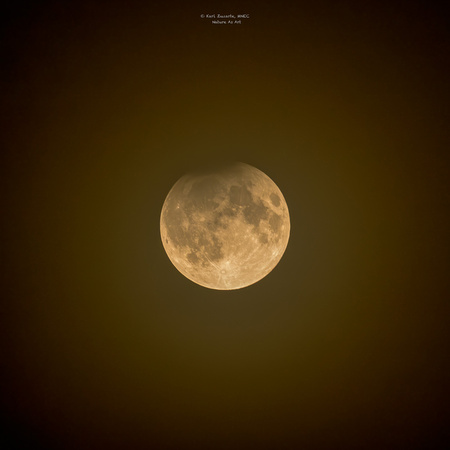 PARTIAL LUNAR ECLIPSE THROUGH FOG