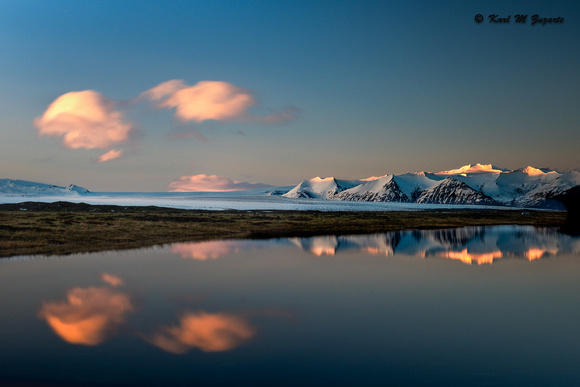 Snow-capped Mountain Reflections