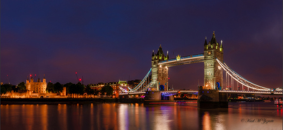 London Tower alongside the Tower Bridge